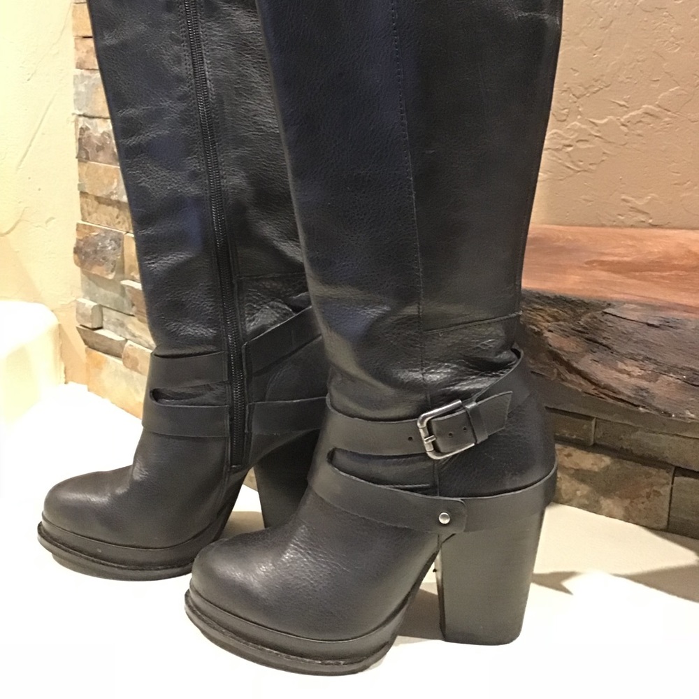 Seychelles women’s black platform boots